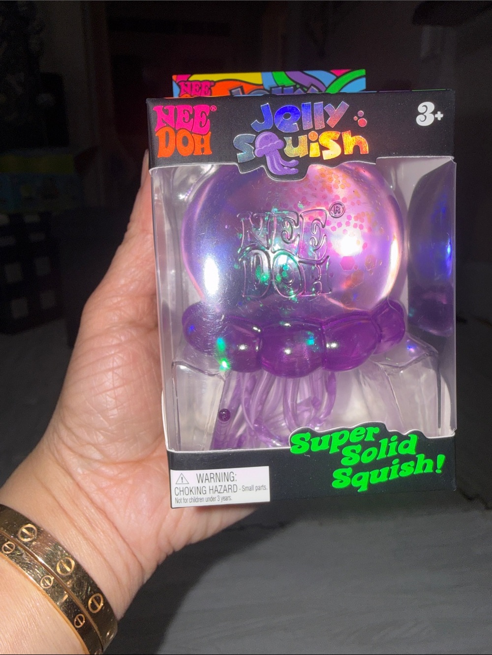 PURPLE Jelly Squish Needoh